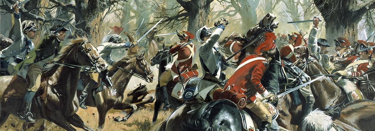 Painting of the Battle of Cowpens